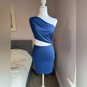 Superdown Navy Eliza Cut Out Dress Size S